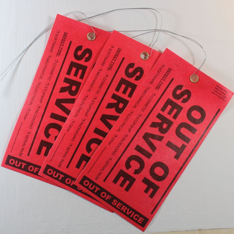 Out of Service Tags