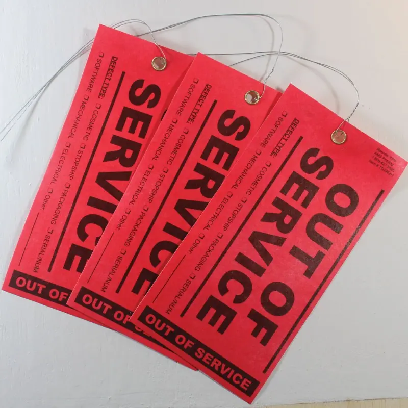 Out of Service Tags