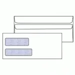 Self Sealing Double Window Envelopes