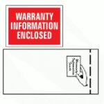 Warranty Information Enclosed Envelopes