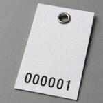 Consecutively Numbered Tyvek® Tags
