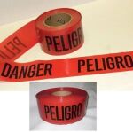 Bilingual Barricade Tape  (Red)