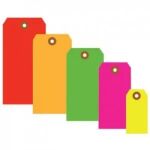 Fluorescent Colored Tags