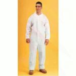 Coveralls with attached Hoods
