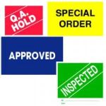 Inventory Process/Quality Control Labels