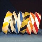 Vinyl Flagging Tape with Stripes Colors.