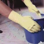 Flocked Lined Chlorinated Latex Glove
