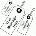 Custom Printed White Tyvek Tags