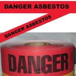 Danger Asbestos Tape