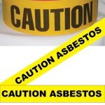 Caution Asbestos Tape