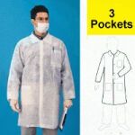 3 Pocket Polypropylene Lab Coats