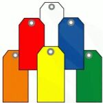 Colored Plastic Tags
