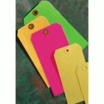 Fluorescent Colored Shipping Tags