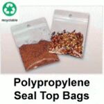 Polypropylene Seal Top Bag w/ Hang Hole