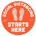 Social Distancing Floor & Wall Decals