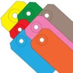 Colored Blank Shipping Tags