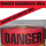 Danger Hazardous Area Tape