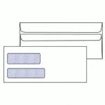 Self Sealing Double Window Envelopes