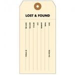 Lost and Found Tags with Knotted String