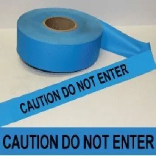 Caution Do Not Enter Tape, Fl. Blue AMS Printing