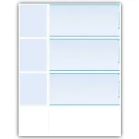 LW837, Laser Wallet Size Check - Blank