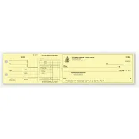 53226N Classic 3 to a Page End-Stub Voucher Check