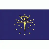 Indiana Outdoor Flag