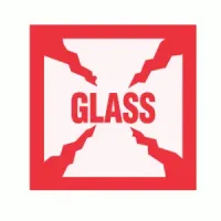 Fragile "Glass" Label  