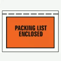 "Packing List Enclosed" Envelopes 7" x 5.5"