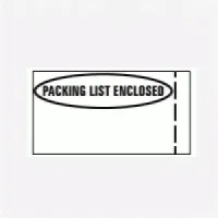 "Packing List Enclosed" Envelopes 5.25" x 8"