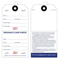 Baggage Claim Check Tags-In English Deluxe Edition