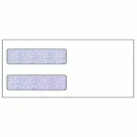 #9, 3 7/8" x 8 7/8" Double Window Envelopes  (SS)