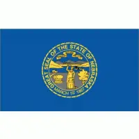 Nebraska Outdoor Flag