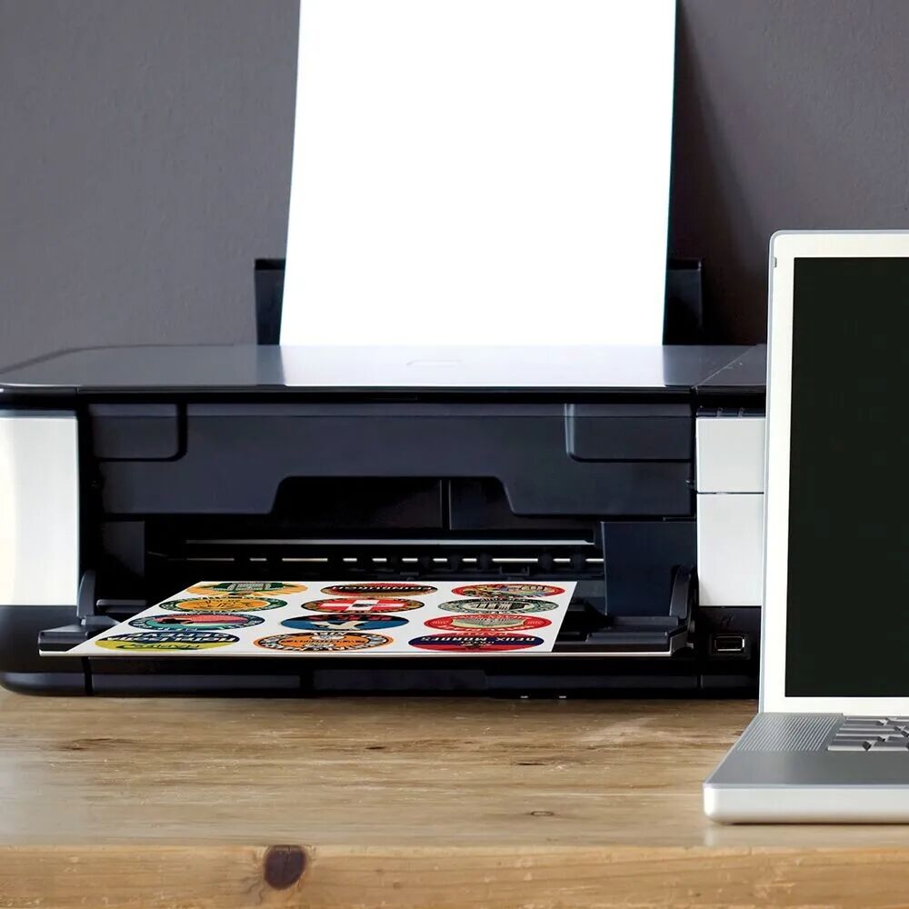 Printed Inkjet & Laser Labels AMS Printing