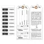 White Bag Identification Tags, Manifold Construction with 8 Labels