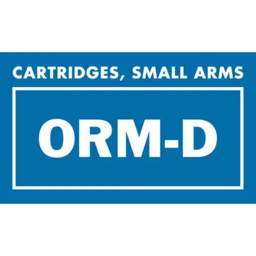 "Cartridges, Small Arms ORMD" Label AMS Printing