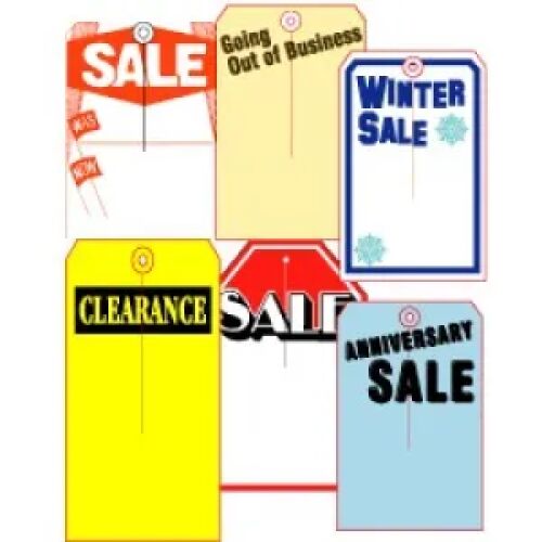 Retail Sale Tags - Large - AMS Printing