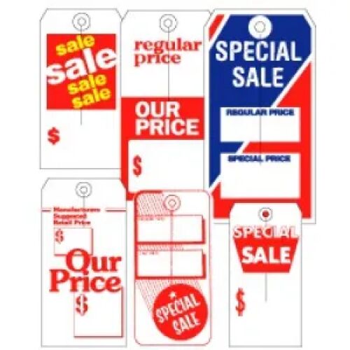 Retail Sale Tags Medium AMS Printing