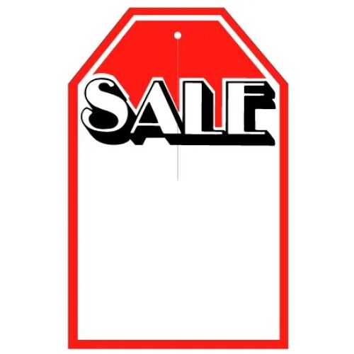 Retail Sale Tags Large AMS Printing