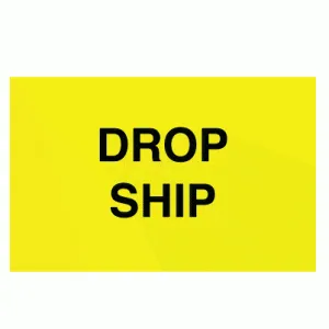 "DROP SHIP" Label - AMS Printing