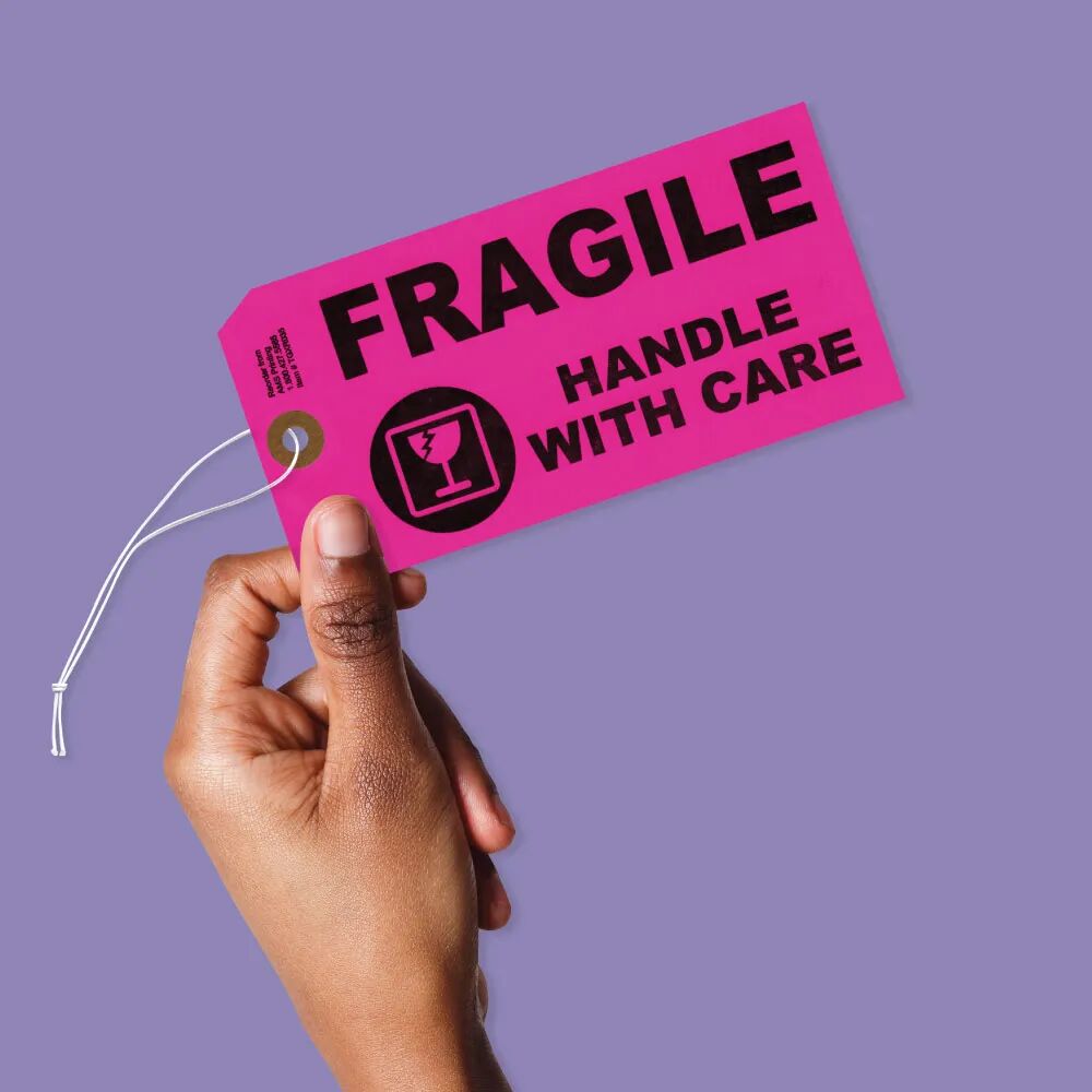 Hotel and Storage Tags for Handling Fragile Items in Luggage AMS Printing