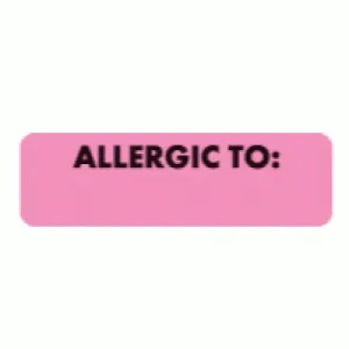 ALLERGY Alert Labels - AMS Printing