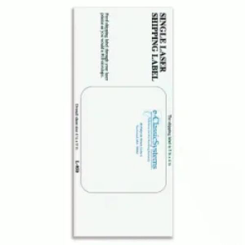 Single Inkjet/Laser Label 1 up Printed With Inst AMS Printing