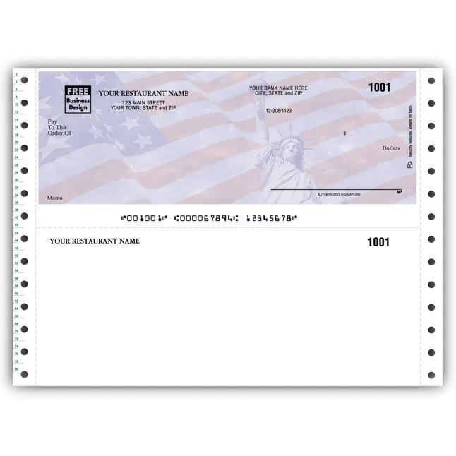 CT154P, Prestige Continuous Multipurpose Check - AMS Printing