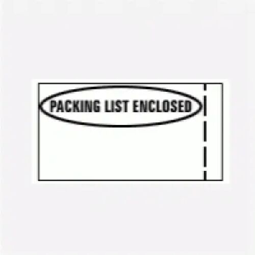 "Packing List Enclosed" Envelopes 5.25" x 8" AMS Printing