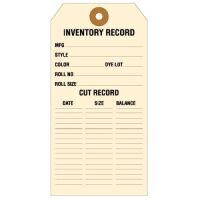 Inventory Record Carpet Tags