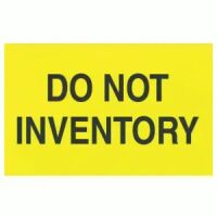 "DO NOT INVENTORY" Label 