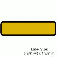 Blank Patient Chart ID Labels