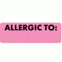 ALLERGY Alert Labels