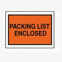 "Packing List Enclosed" Envelopes 4.5" x 6"